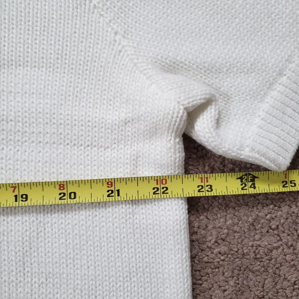 Polo Ralph Lauren Harbour Island Bear Sz Medium Mens Deckwash White Sweater Polo